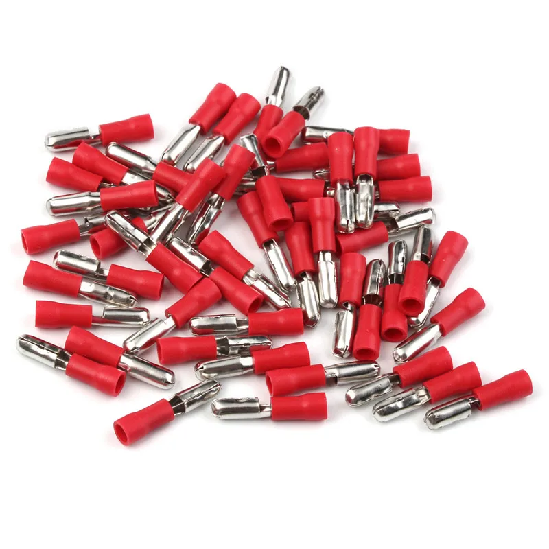 Набор изолированных коннекторов 100 1 5 мм2 0 шт.|female insulated|crimp terminal connectorwire crimp terminals |
