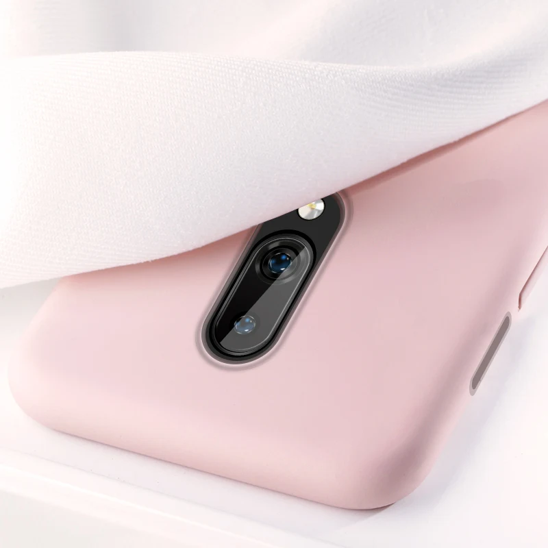 Чехол для oneplus 7 силиконовый облегающий чехол накладка MOFi pro global черный синий