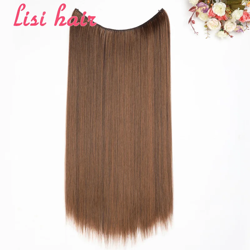 LISI HAIR 24 дюйма женские волосы для наращивания лески коричневые светлые