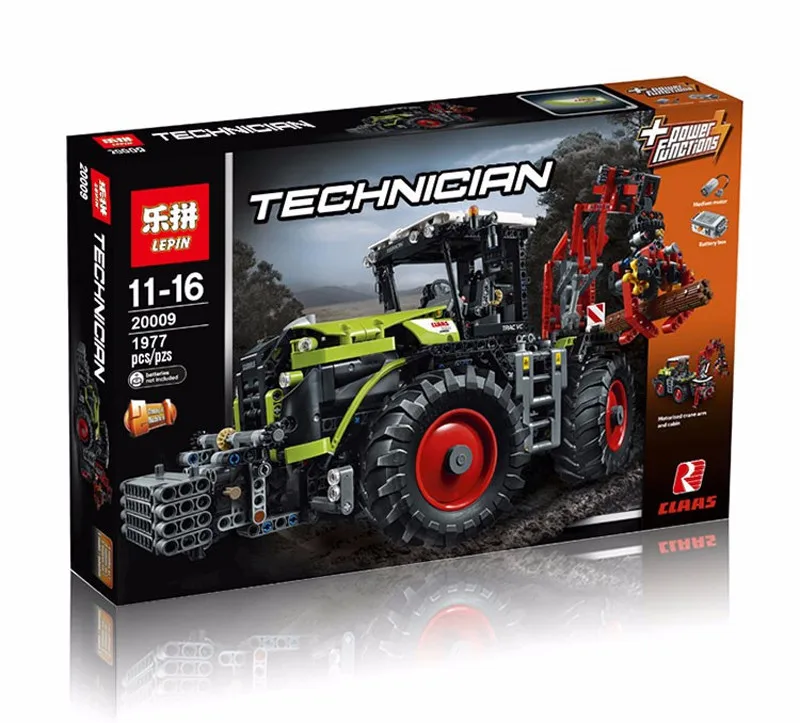 

LEPIN 20009 1977Pcs Technic Technic Claas Xerion 5000 Trac Vc Model Building Kit figures Blocks Brick Toy Gift compatible 42054