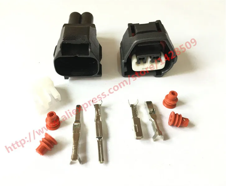 

5 Set 7283-7023-10 Auto 2 Pin Female Male Crank Sensor Wire Harness Waterproof Connector For Lexus Toyota