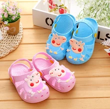 Enfants Pantoufles de Tirelire Pecs Bébé Sandales Bébé Chaussures Cool Page Trou Chaussures antidérapant Chaussures de Plage Unisexe Cadeau pour Enfants # E