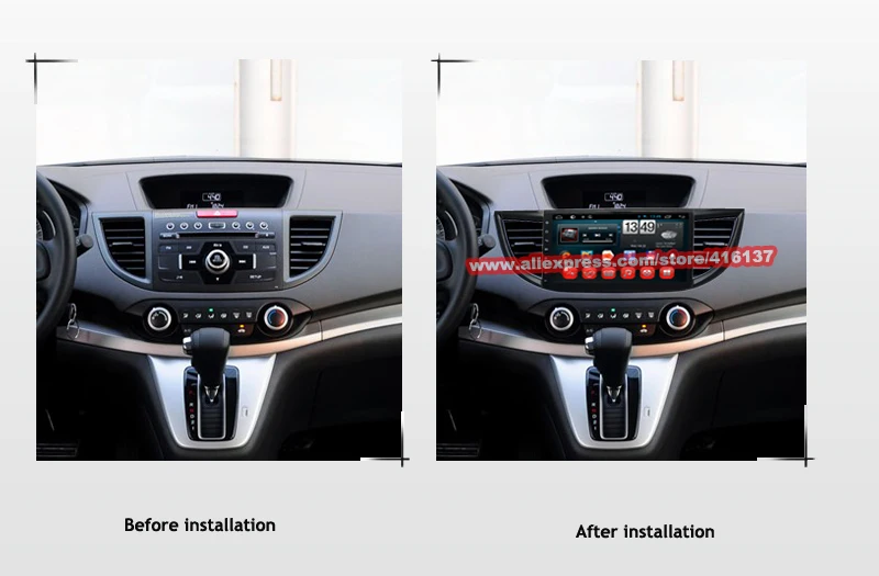 Flash Deal YAZH 1 din 10 Inch HD Capacitive Touch Screen for Honda CRV 2013 2014 Auto Car Radio Crv Stereo  Audio Video BT GPS Navigation 4