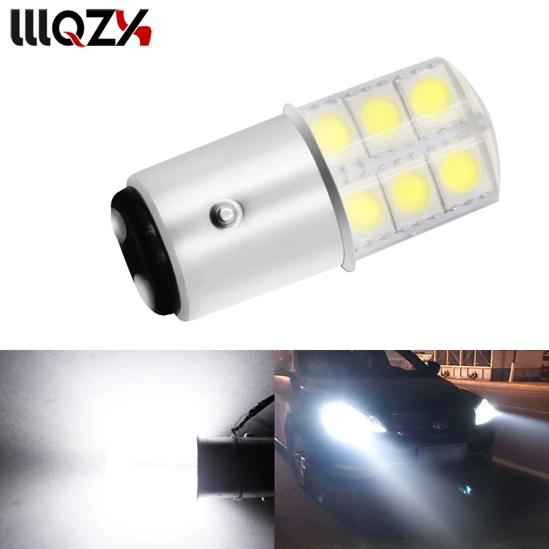 1X1157 BAY15D P21/5 Вт 2 Вт 2835 SMD 12 светодио дный автомобилей белый красный желтый указатель поворота лампа угловой силиконовые лампы автомобильные