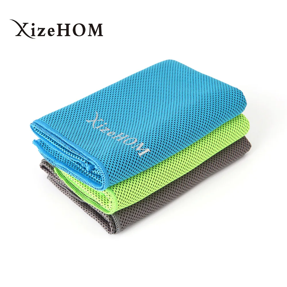 Multicolor Towel Utility Enduring Instant Cooling Towel Heat Relief Reusable sports towel 30*120cm/3PCS