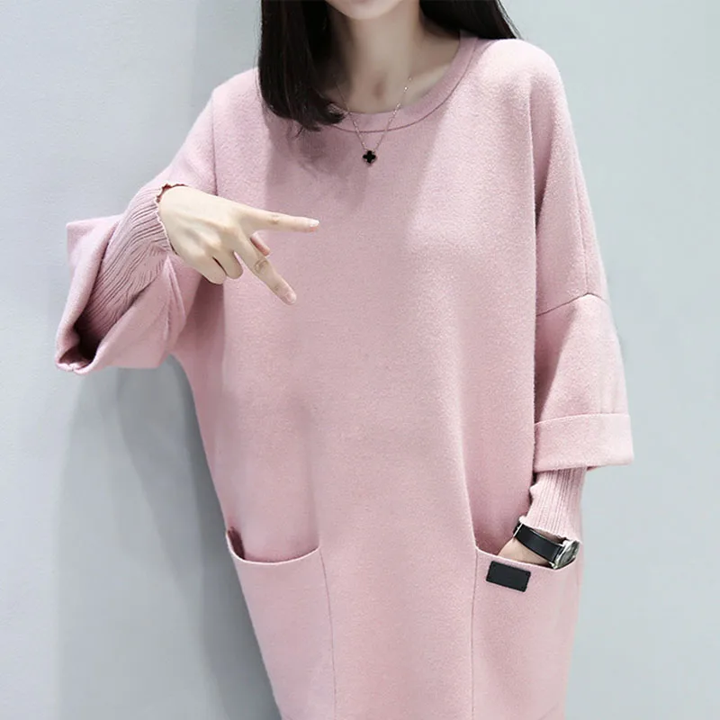 النساء جيب فضفاض الصلبة البلوز س الرقبة طويلة الأكمام الخريف الشتاء قمم زائد حجم TC21 النساء جيب فضفاض الصلبة البلوز س الرقبة طويلة الأكمام الخريف الشتاء قمم زائد حجم TC21