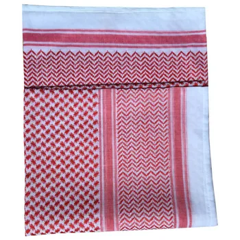 

Lychee Girls Square Scarf Shawl Islamic Head Mens Headscarf Turban Hat Muslim Arab Dubai Retro Geometric Wavy Patterns Jacquard