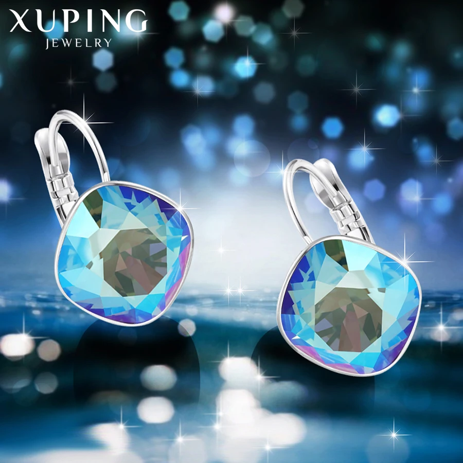 Xuping новые ювелирные изделия обруч женские серьги кристаллы от Swarovski особый, популярный старинные вечерние подарки M73/M74/M75-20354