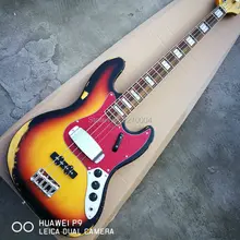 2016 new four string bass guitar, retro style, good sound, real guitar photos, free shipping