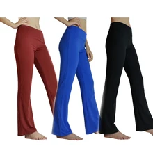 Women Yoga Pants Sports Exercise Fitness Running Jogging Trousers Foldover Heather Wide Leg Plus Size Workout Sport Pants Women Yoga Pants Sports Exercise Fitness Running Jogging Trousers Foldover Heather Wide Leg Plus Size Workout Sport Pants