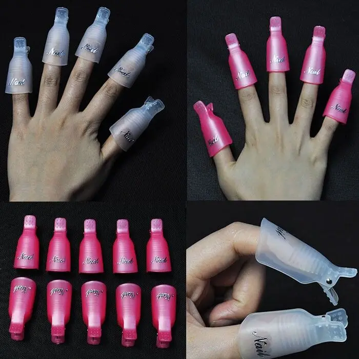 Buy 10PCS Nail Art Tools Plastic Gel Polish Remover
