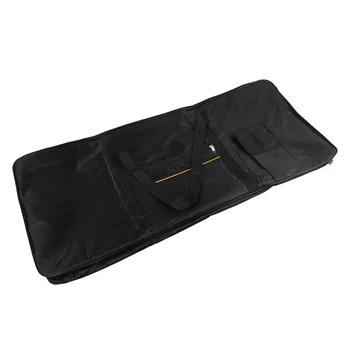 

HOT-Portable 61-Key Keyboard Electric Piano Organ Gig Bag Soft Case Double Zipper 39.3 Inch x 15.7 Inch 600D Cloth Pe Foam Pad
