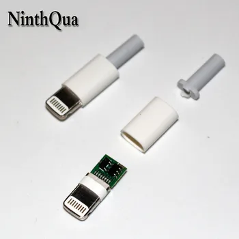 

2sets Welding Type 8Pin Male Plug USB Connector Adapter Converter for iphone 5 5s 6 6s plus