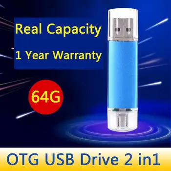 

Newest Metal USB Flash Drive Android OTG USB2.0 Adapter Pendrive Pen Drive 64GB 128GB 512GB For S5 S4 S3 S2 Note2 & Tablet PC