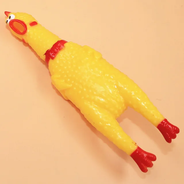 1Pc Squeaky Toy For Dogs Puppy Screaming Rubber Chicken Toy For Dogs