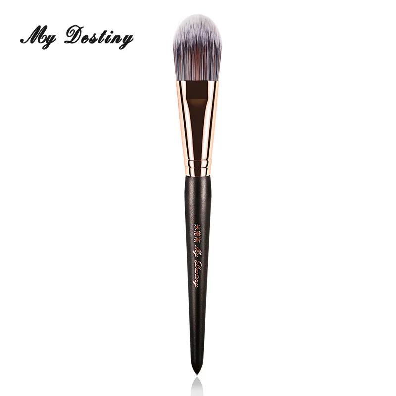 

MY DESTINY Small Round Flat Foundation Brush Base Make Up Makeup Brushes Pincel Maquiagem Brochas Maquillaje Pinceaux 005