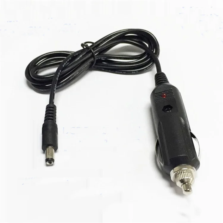 1m Car Charger Plug to DC5.5x2.1mm Plug 3A/2464/22AWG Copper Cord