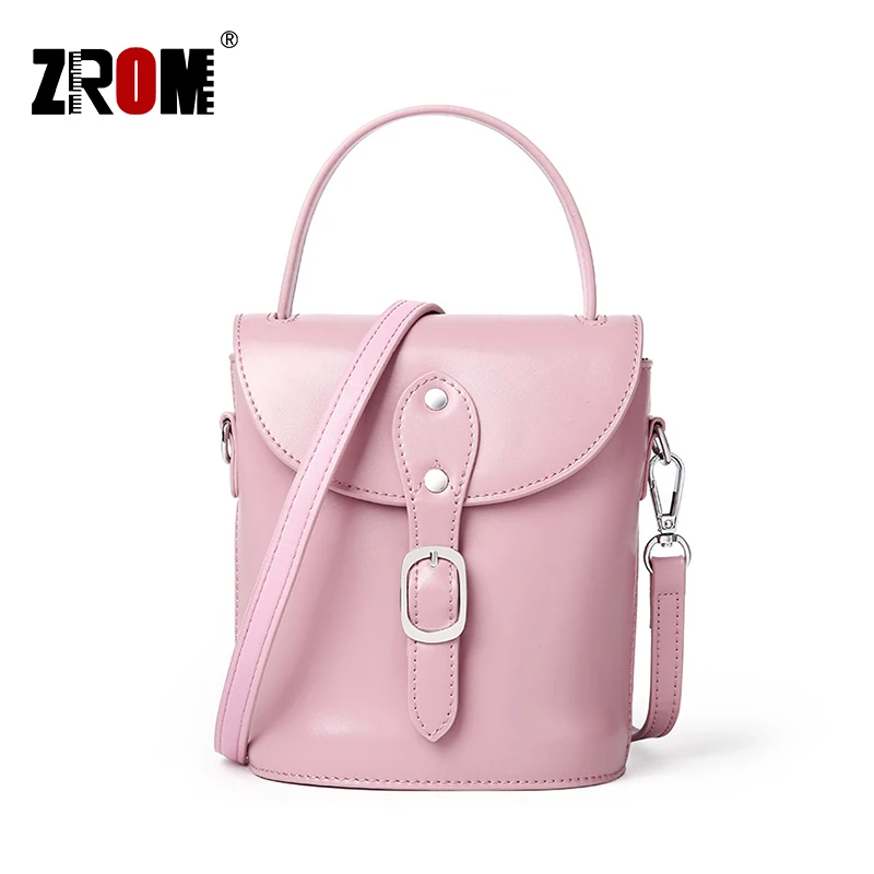 

ZROM Brand Genuine Leather Women Bags Summer Ladies Designer Handbags High Quality Women Shoulder Bags Messenger Bags For Women