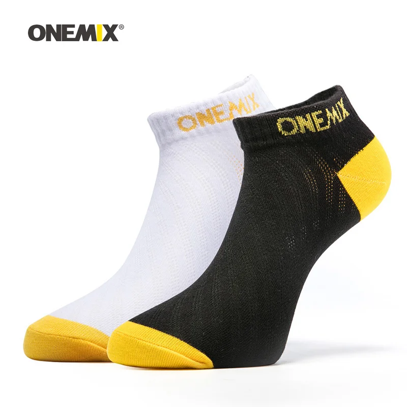Спортивные носки Onemix для мужчин и женщин из чистого хлопка бега ходьбы