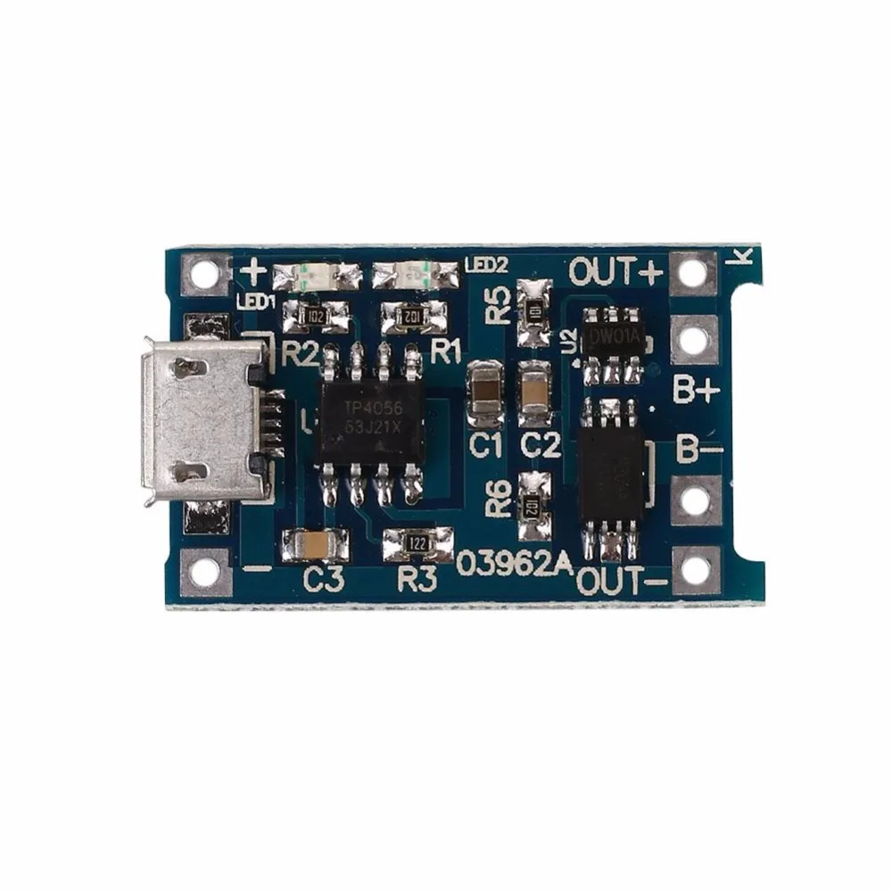 

Cewaal Smart Micro USB 5V 1A For 18650 Lithium Battery Charging Board + Protection Module Board Professional Replacement Part