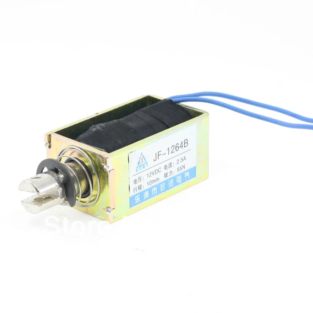 Электромагнит 12 в пост. Тока 2 5 А 10 мм 55N кг фунтов|electromagnet solenoid|electromagnet 12velectromagnet dc |