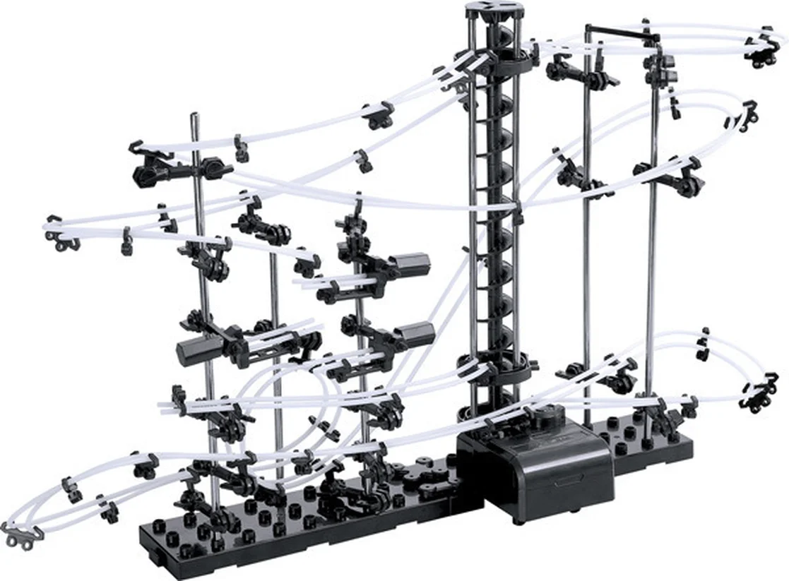 

Space Rail Level 1 DIY Educational Toys for Kids Physics Space Ball Rollercoaster Powered Elevator 5000mm Model Building Kits