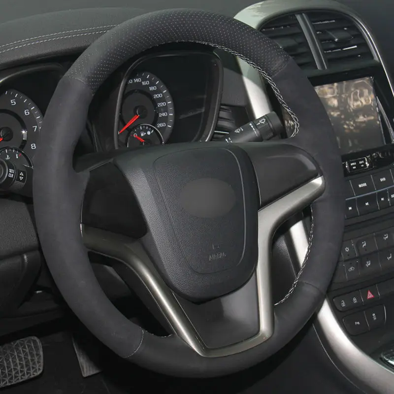 

Чехол для руля, кожаный, прошитый вручную, для Chevrolet Malibu 2011-2014