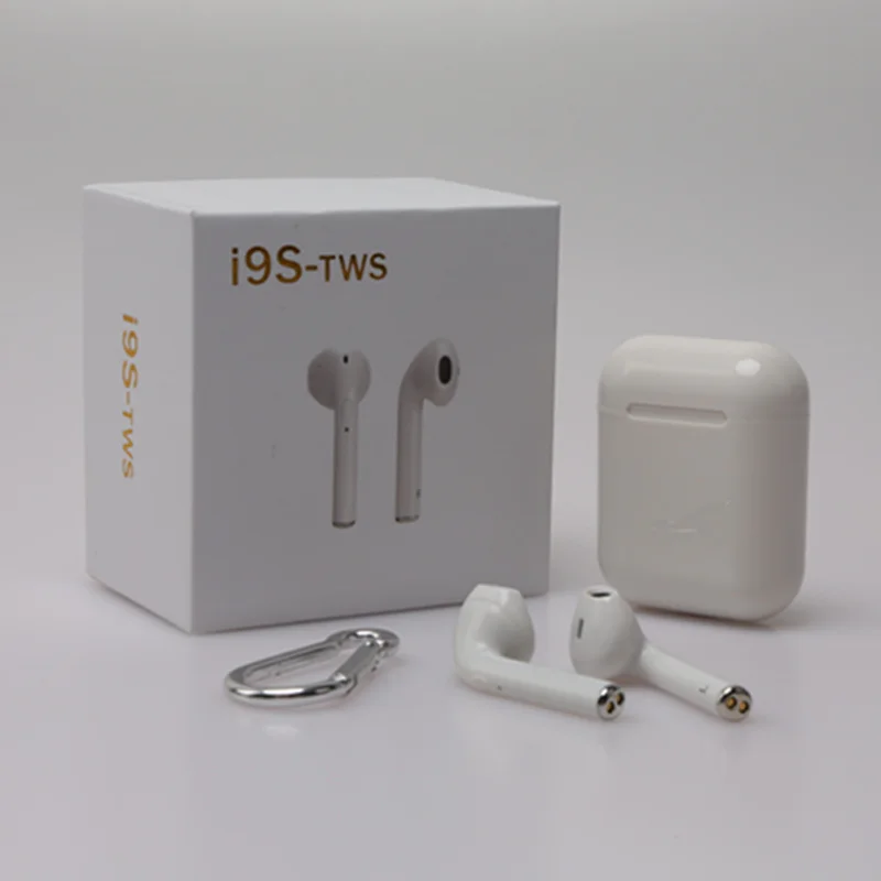 I9S TWS наушники беспроводные портативные Bluetooth гарнитуры невидимые мини для IPhone X 8 7