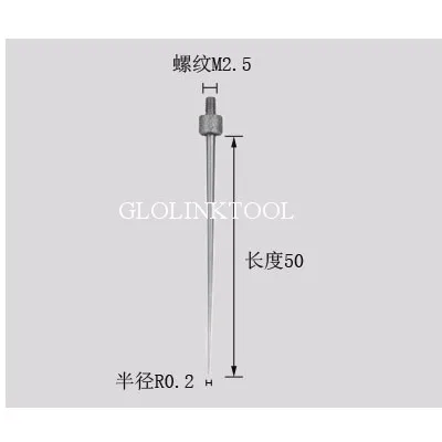 M2.5 Thread Needle Diameter HSS Dial Test Indicator Contact Point ...
