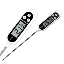 1 шт. цифровой термометр для еды, Длинный зонд, электронный термометр для приготовления пищи, для торта, супа, жарки, барбекю, мяса, для кухни, термометр