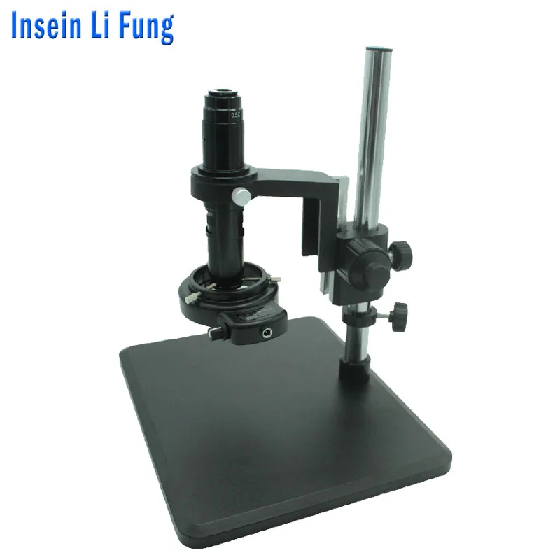 Microscope Small Focusing Bracket Ring Diameter 50MM Lift Table+10X