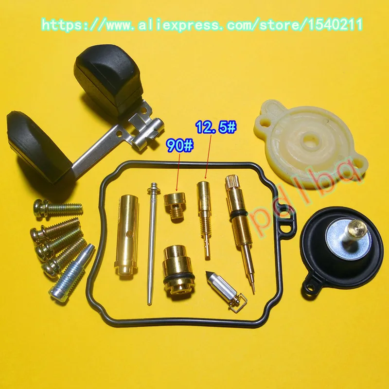 

(1 set of $ 26)YM Drag Star XVS400 4TR/5KP motorcycle Mikuni carburetor repair kit Kit With plastic float And small diaphragm