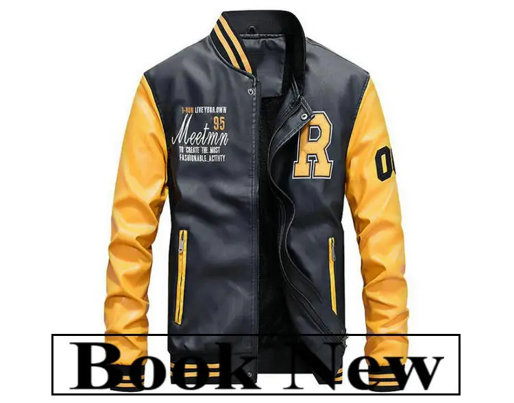 Зимняя куртка для мужчин, бейсбольные куртки с вышивкой, облегающие пальто из искусственной кожи, флисовые куртки для колледжа, кожаные куртки, casaco masculino
