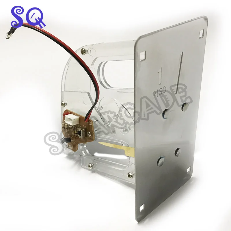 

EXW philippines mechanical coin acceptor coin selector plastic clear body stainless panel for 1piso or 5 piso