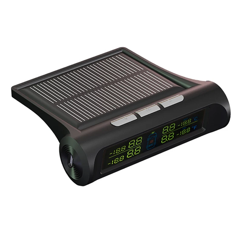 Smart Car font b TPMS b font Tyre Pressure Monitoring System Solar Power charging Digital LCD