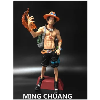 

ONE PIECE Super Master Stars Piece Portgas D Ace The brother of Monkey D. Luffy PVC Action Figure Collectible Model Toy 30CM Q72