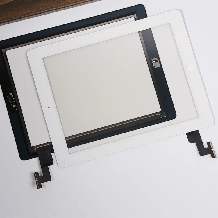 Fixes faulty screen For ipad 2 touch screen digitizer glass with home button assembly free shipping by dhl ems 20pcs/lot