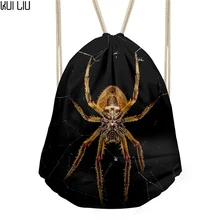 Логотип на заказ для подростка, винтажный пляжный мешочек, модный мужской мешочек с кулиской, крутой рюкзак для детей