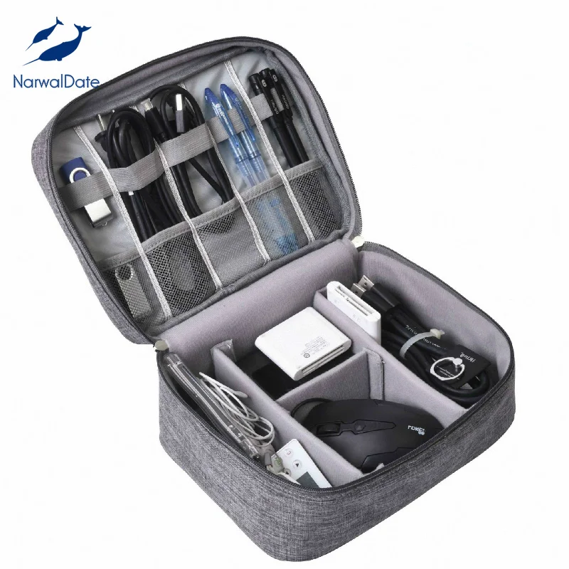Digital Storage Bag Cable Organizer Hard Disk Bag Power Bank Bags Switch Mobile Speaker Bag U Disk Waterproof Organizer Case