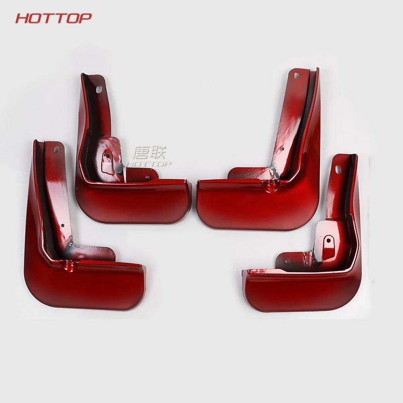 Пластиковые передние+ задние брызговики, брызговики для Toyota Camry 8 8th XV70, аксессуары - Цвет: Coral red 4pcs