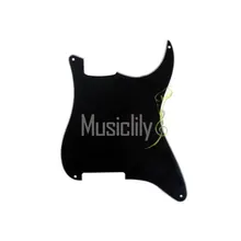 Musiclily множественный цвет 3 слойная ПВХ очертить накладку для FenderStrat Санкт-гитары на заказ