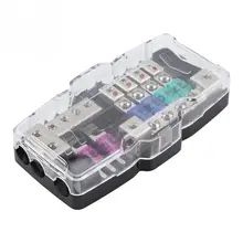 Автомобильный аудио стерео ANL Blade держатель предохранителя распределительные блоки 04GA 4 пути предохранители блок 30A 60A автомобиль Стайлинг