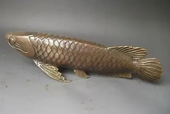 Copper Brass craft 11" Rare, Chinese Bronze copper Carved statue ' Fish every year ' Decoration Copper Brass craft 11" Rare, Chinese Bronze copper Carved statue ' Fish every year ' Decoration