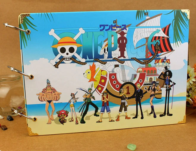17 Nouvelle Marque Anime One Piece Bricolage Photo Album Creative Cadeau Scrapbooking Bebe Desherbage Voyage Metier D Album A La Main 10 Pouce Aliexpress
