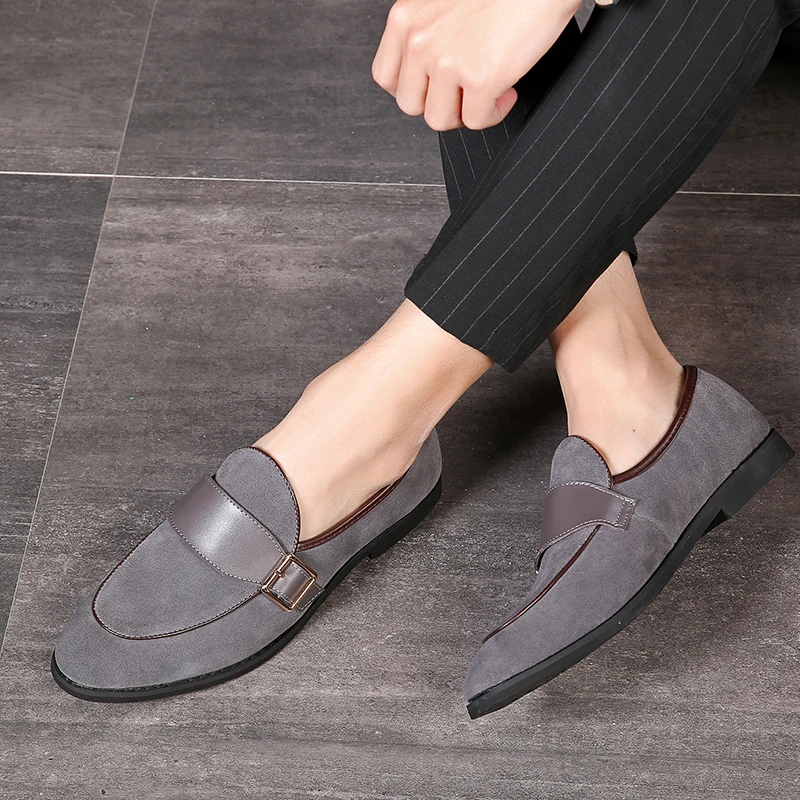 Yomior Fashion Summer Men Dress Leather Shoes Handmade Brogue Style Party Wedding Shoes Man Flats Loafers Oxfords Formal Shoes