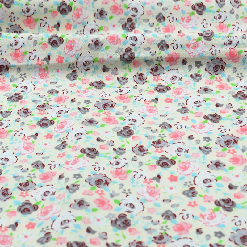 9 шт. 40x50 см ретро деревенская розовая Цветочная серия хлопок Ткань для шитья Тильда кукольная ткань Сделай Сам Лоскутное шитье текстильная ткань