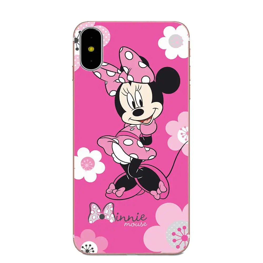 Милые Чехлы для девочек с Минни Маус Galaxy J1 J2 J3 J330 J4 J5 J6 J7 J730 J8 2015 2016 2017 2018 mini