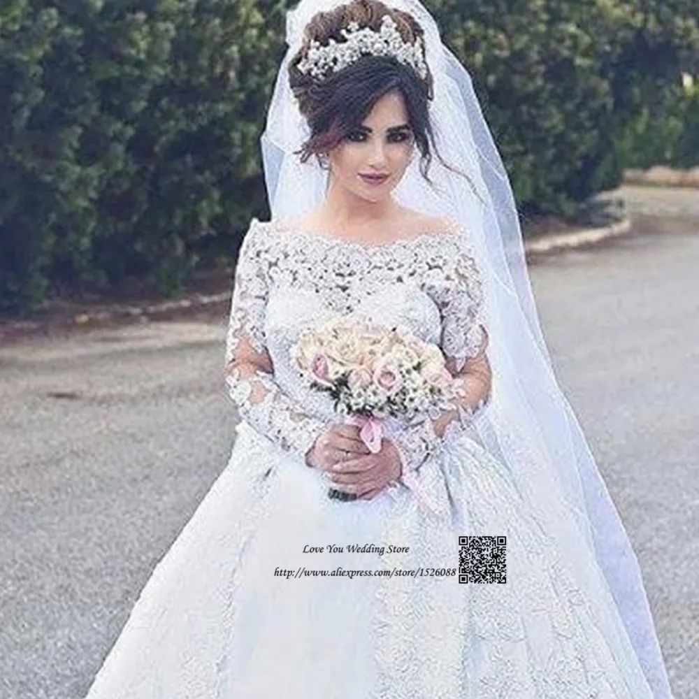 Новое поступление Vestido Branco кружевное женское платье с длинным рукавом арабское