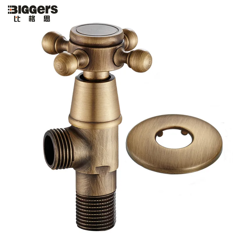 

Free shipping European style copper bathroom toilet angle valve antique bronze toilet faucet bidets valve F1/2"x1/2" female