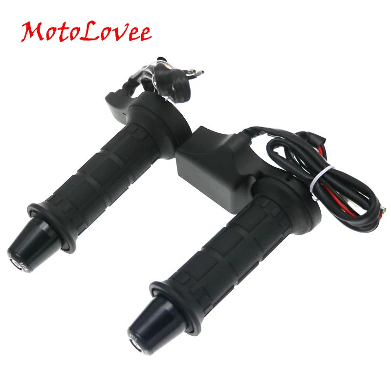 MotoLovee 1 пара 12 в 22 мм мотоциклетные ручки для мотоцикла с подогревом универсальные